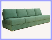 Armless 4 Seat Sofa